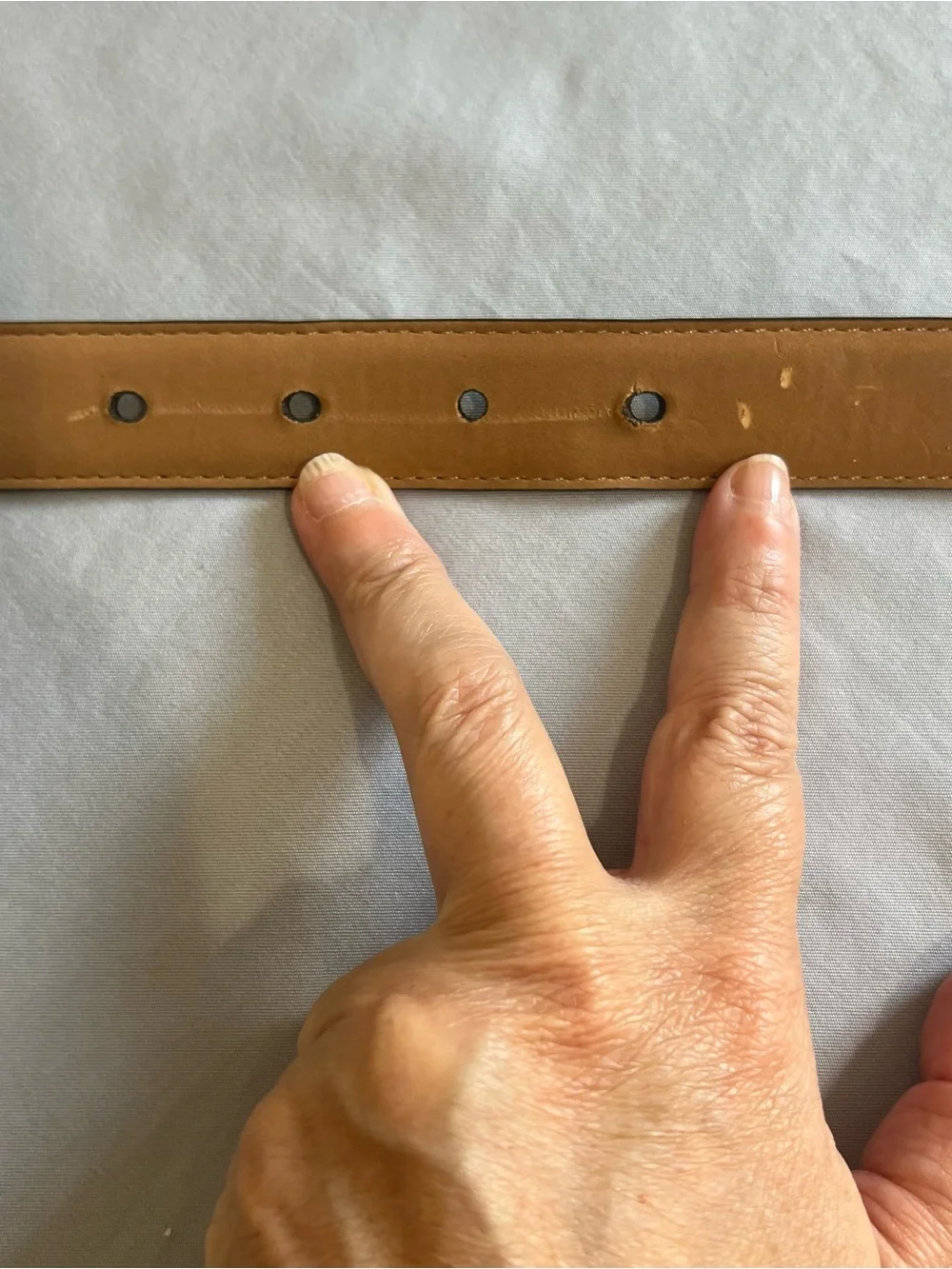 Amanda Smith Black Leather Belt with Gold Buckle